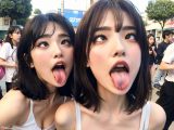 催眠術画像　岡山県　岡山市　#催眠術　#催眠　#アヘ顔　#ahegao　#hypnosis　　